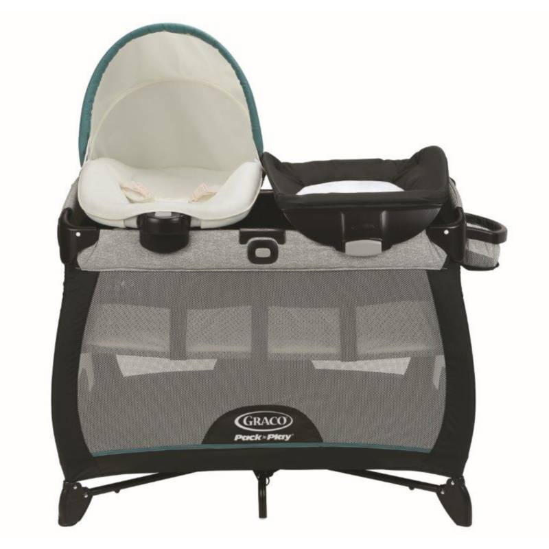 CUNA CORRAL GRACO DARCIE METAL BEIGE PACK AND PLAY QUICK CONNECT SEAT - 2