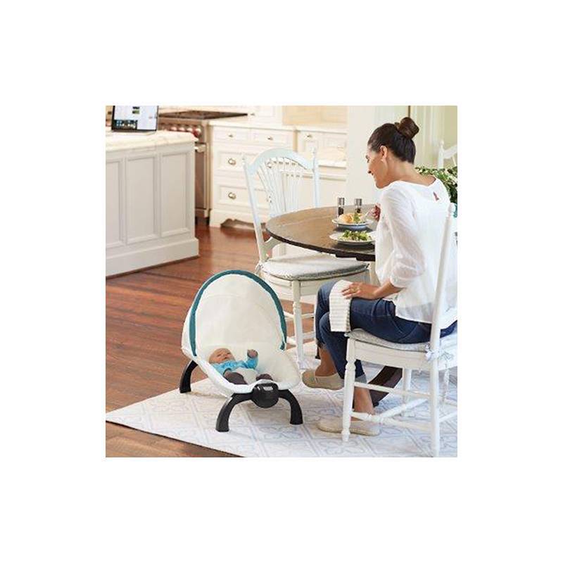 CUNA CORRAL GRACO DARCIE METAL BEIGE PACK AND PLAY QUICK CONNECT SEAT - 4