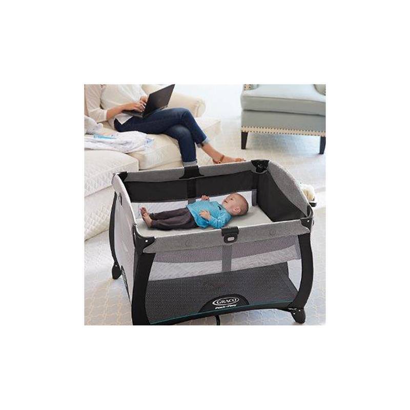 CUNA CORRAL GRACO DARCIE METAL BEIGE PACK AND PLAY QUICK CONNECT SEAT - 5