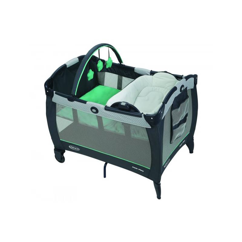CUNA CORRAL GRACO SEAT BASIN METAL BEIGE PACK AND PLAY REVERSIBLE - 1