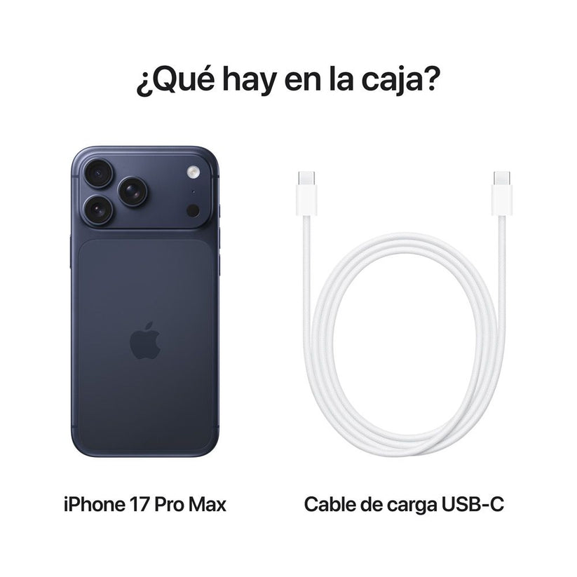 APPLE IPHONE 17 PRO MAX 512GB (ESIM) - DEEP BLUE + Audifonos inalambricos - 7