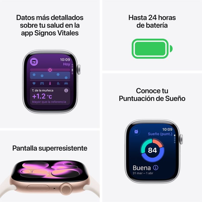 APPLE WATCH SERIES 11 GPS WITH 46MM SPORT BAND - JET BLACK - 2