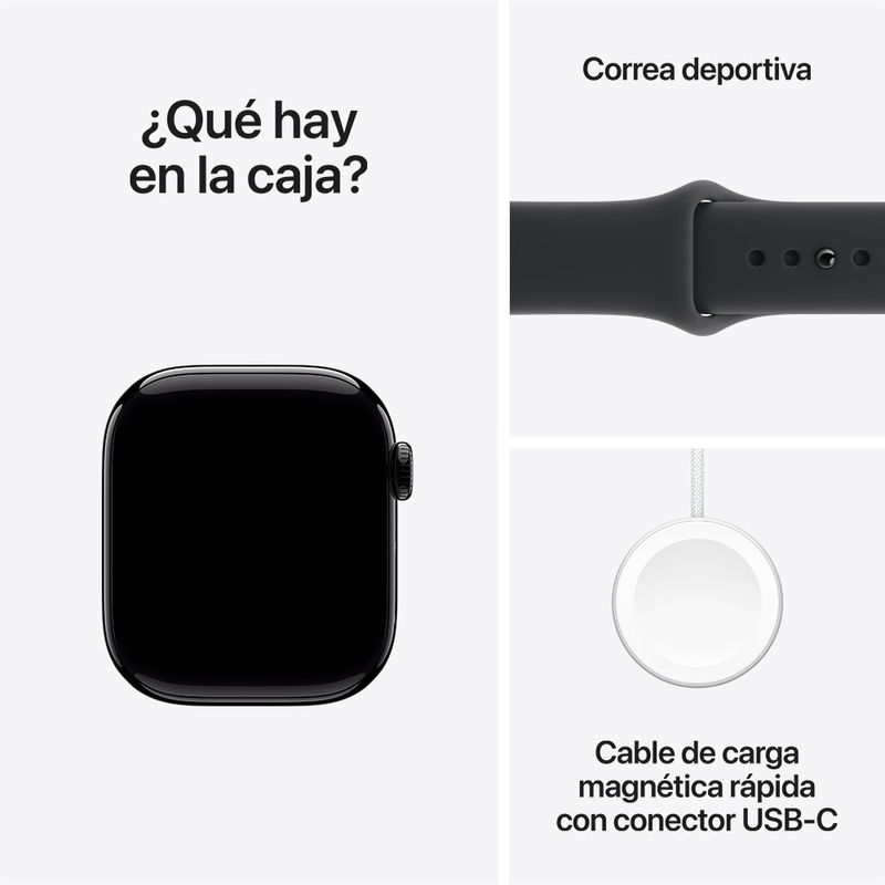 APPLE WATCH SERIES 11 GPS WITH 46MM SPORT BAND - JET BLACK - 7