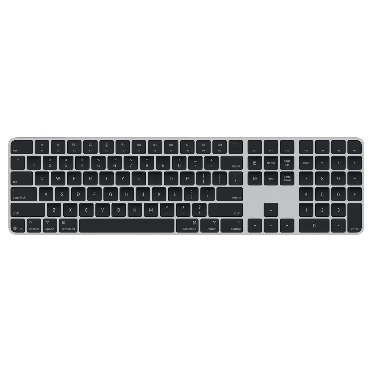 NUEVO MAGIC KEYBOARD CON TOUCH ID Y TECLADO NUMERICO PARA MAC TECLAS NEGRAS INGLES - 1