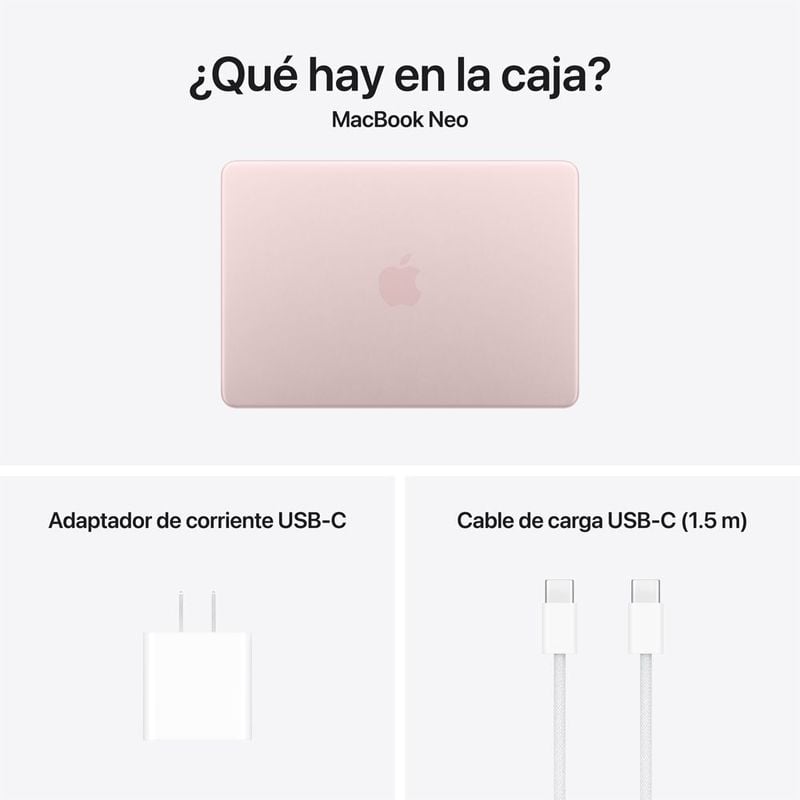 NUEVA MACBOOK NEO A18 PRO 13” 8GB RAM + 256GB (TECLADO INGLES) - 7