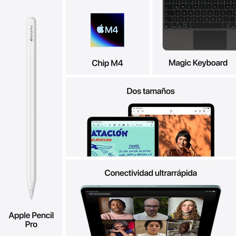NUEVO APPLE IPAD AIR 11″ CHIP M4 WIFI 128GB - SPACE GRAY ( 2026 ) + REGALO - 6