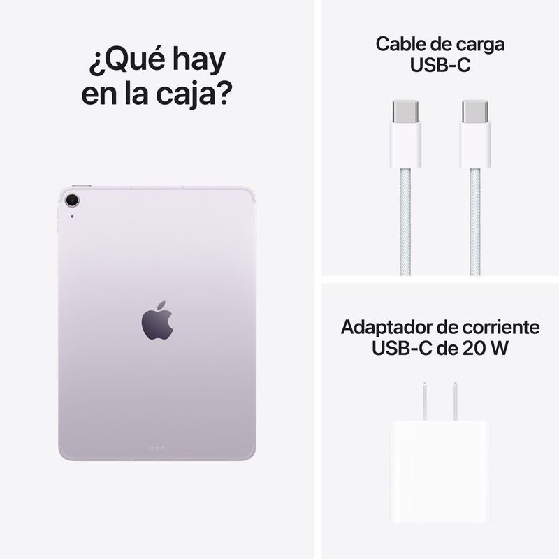 NUEVO APPLE IPAD AIR 11″ CHIP M4 WIFI 256GB - PURPLE ( 2026 ) + REGALO - 7