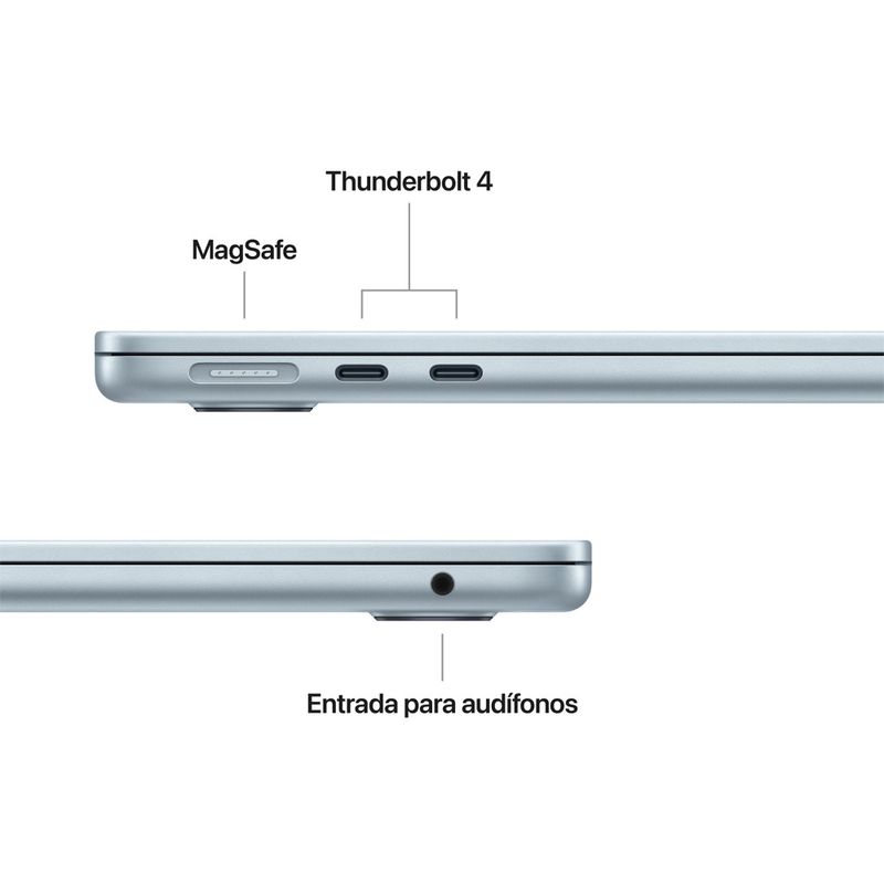 APPLE MACBOOK AIR 13″ M5 16GB RAM 512GB SSD LIQUID RETINA – TECLADO INGLÉS + REGALO - 6