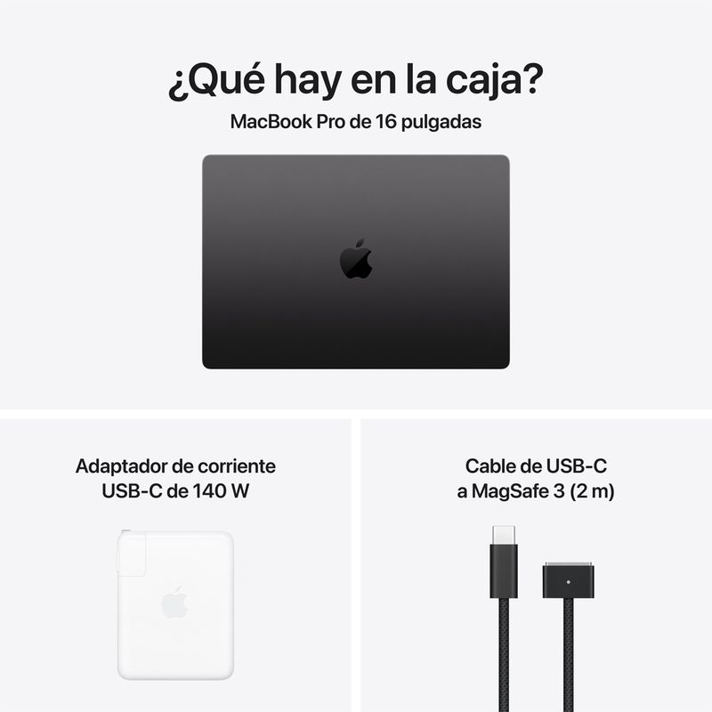 APPLE MACBOOK PRO 16” ( M5 PRO ) 24GB/1TB - ( Teclado Ingles ) SPACE BLACK - 7