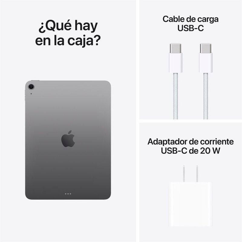 NUEVO APPLE IPAD AIR 11″ CHIP M4 WIFI 128GB - SPACE GRAY ( 2026 ) + REGALO - 7