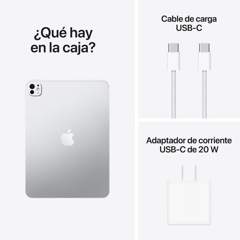 NUEVO IPAD PRO 11″ CHIP M5 512GB WI-FI (2025) SILVER + PENCIL PRO - 8