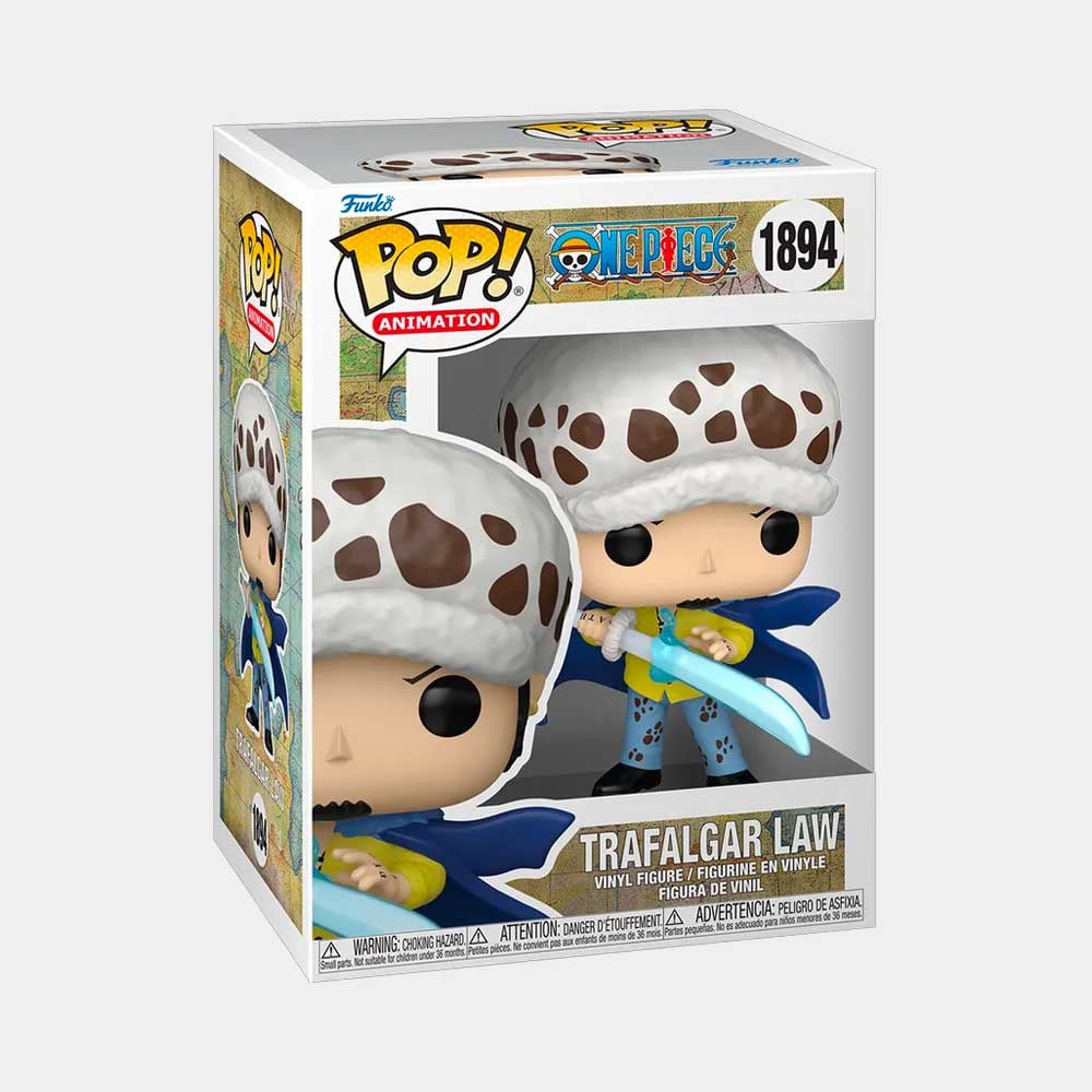 FUNKO POP! ANIMATION: ONE PIECE - TRAFALGAR LAW (BLUE ANESTHESIA) - 2