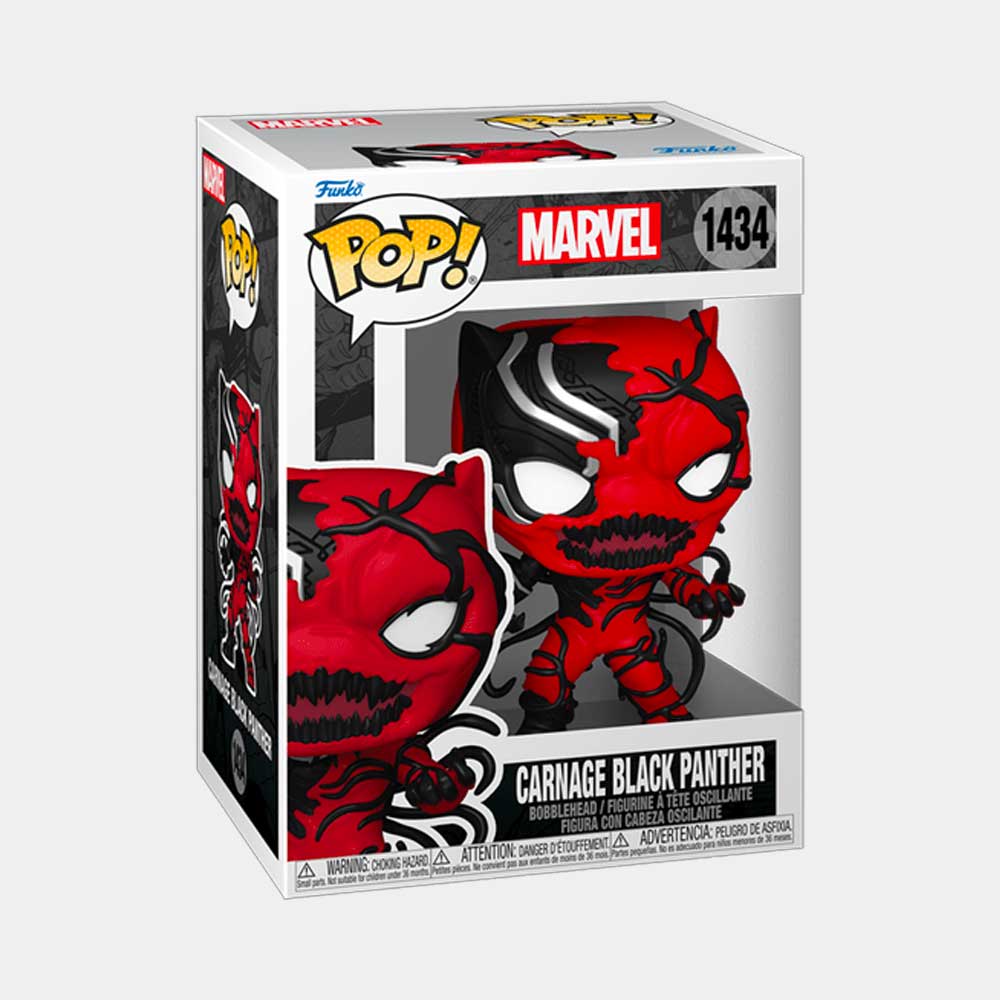 FUNKO POP! MARVEL: ABSOLUTE CARNAGE - CARNAGE BLACK PANTHER (BOBBLE HEAD) - 2