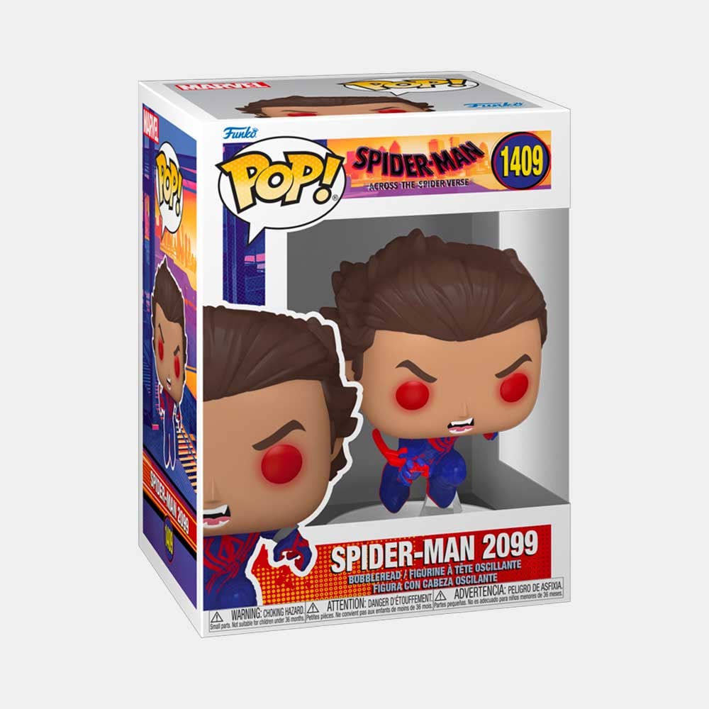 FUNKO POP! MARVEL: SPIDER-MAN ACROSS THE SPIDERVERSE - SPIDER-MAN 2099 (BOBBLE HEAD) - 2