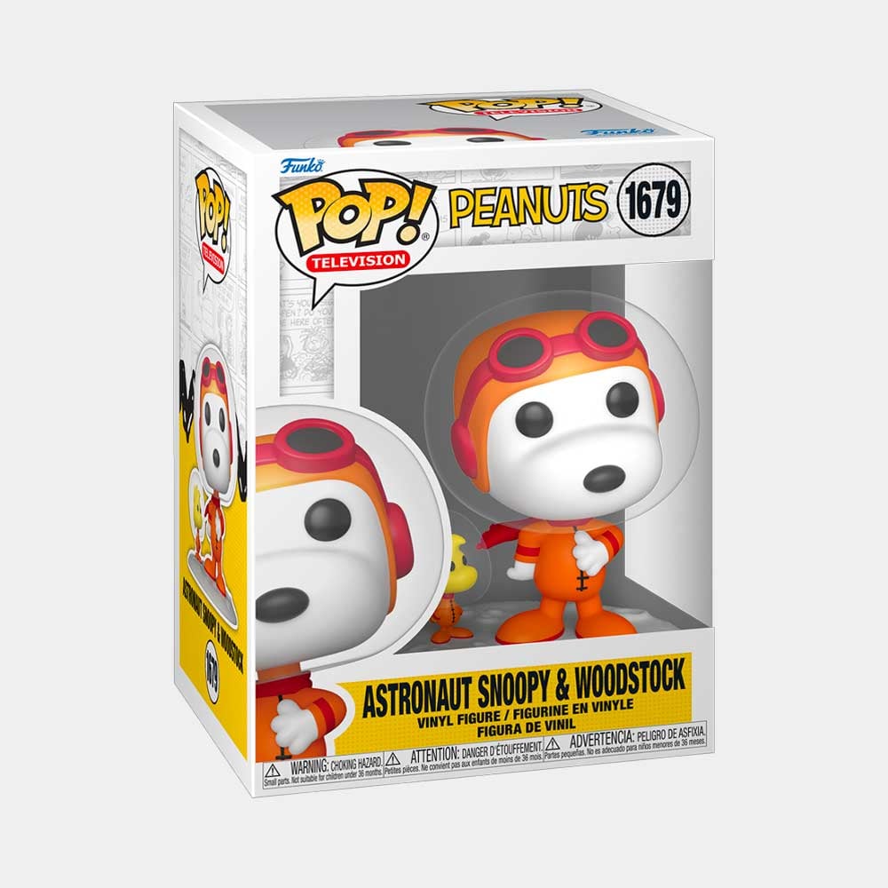 FUNKO POP! TELEVISION: PEANUTS - ASTRONAUT SNOOPY Y WOODSTOCK - 2
