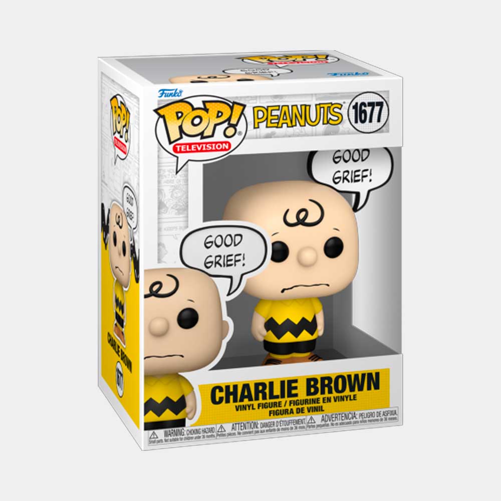 FUNKO POP! TELEVISION: PEANUTS - CHARLIE BROWN (GOOD GRIEF!) - 2