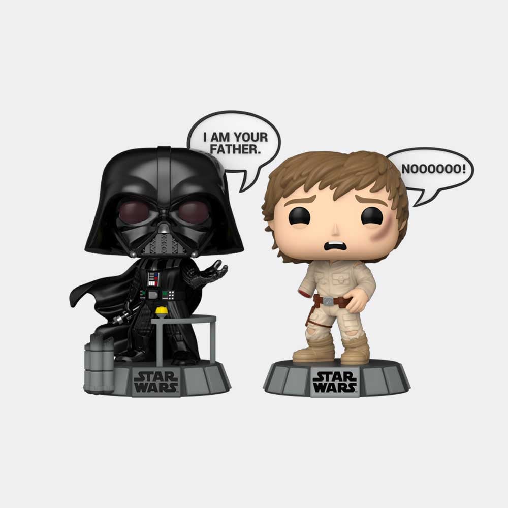 FUNKO POP! STAR WARS: EMPIRE STRIKES BACK - DARTH VADER Y LUKE SKYWALKER | 2PACK - 1