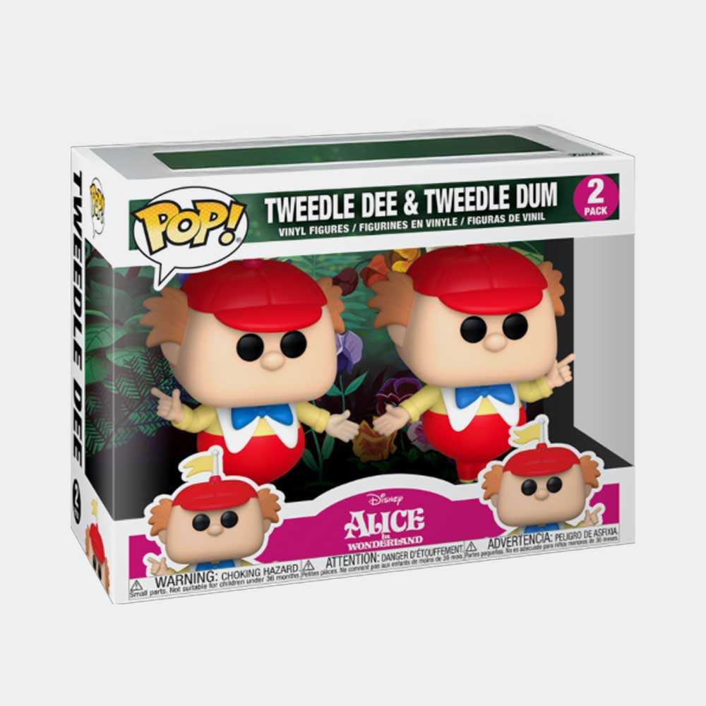 FUNKO POP! DISNEY: ALICE IN WONDERLAND - TWEEDLE DEE Y TWEEDLE DUM | 2PACK - 2