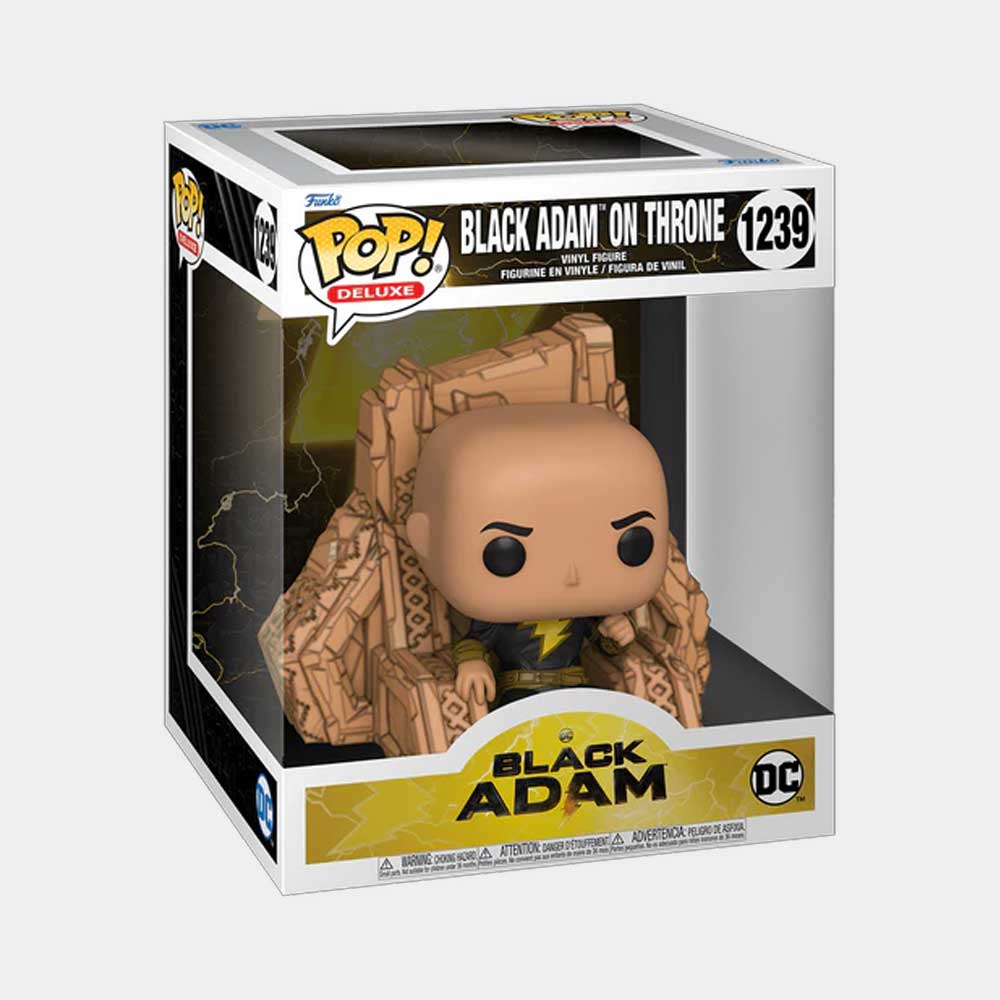 FUNKO POP! DELUXE DC: BLACK ADAM - BLACK ADAM ON THRONE - 2