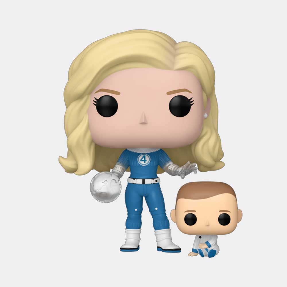 FUNKO POP! MARVEL: THE FANTASTIC FOUR FIRST STEPS - INVISIBLE WOMAN Y FRANKLIN - 1