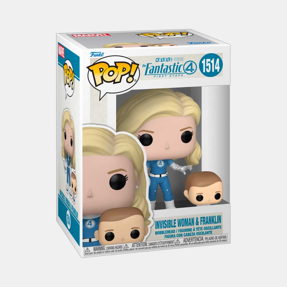 FUNKO POP! MARVEL: THE FANTASTIC FOUR FIRST STEPS - INVISIBLE WOMAN Y FRANKLIN - 2