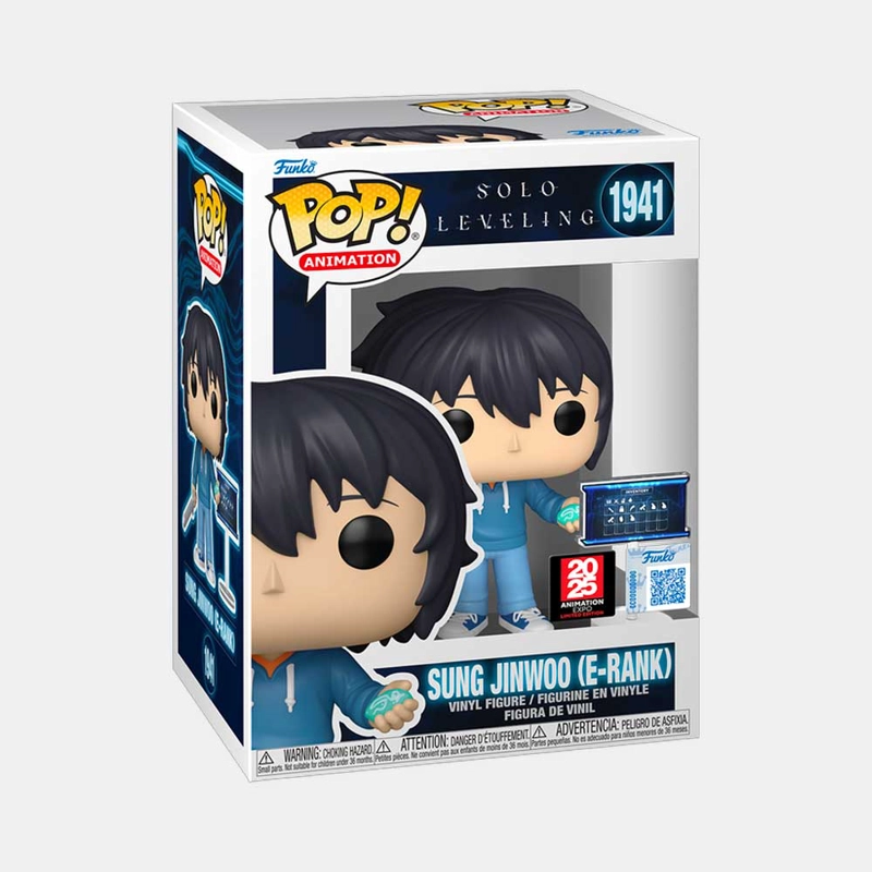 FUNKO POP! ANIMATION: SOLO LEVELING - SUNG JINWOO (E-RANK) | 2025 ANIMATION EXPO LIMITED EDITION - 2