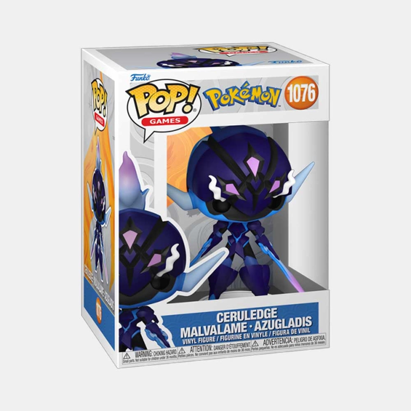 FUNKO POP! GAMES: POKÉMON - CERULEDGE (MALVALAME - AZUGLADIS) - 2