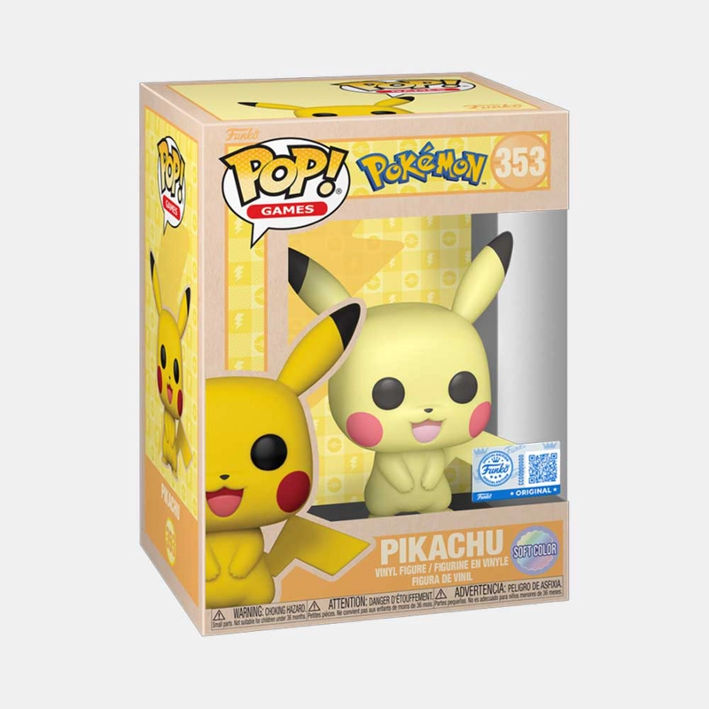 FUNKO POP! GAMES: POKÉMON - PIKACHU | SOFT COLOR (SPECIAL EDITION) - 2