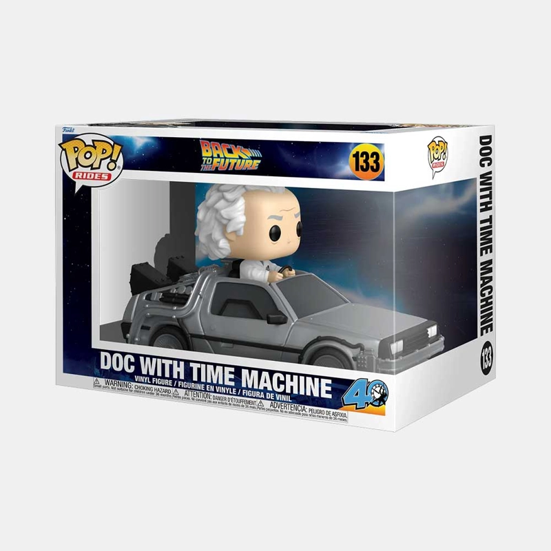 FUNKO POP! RIDES: BACK TO THE FUTURE - DOC WITH TIME MACHINE - 2