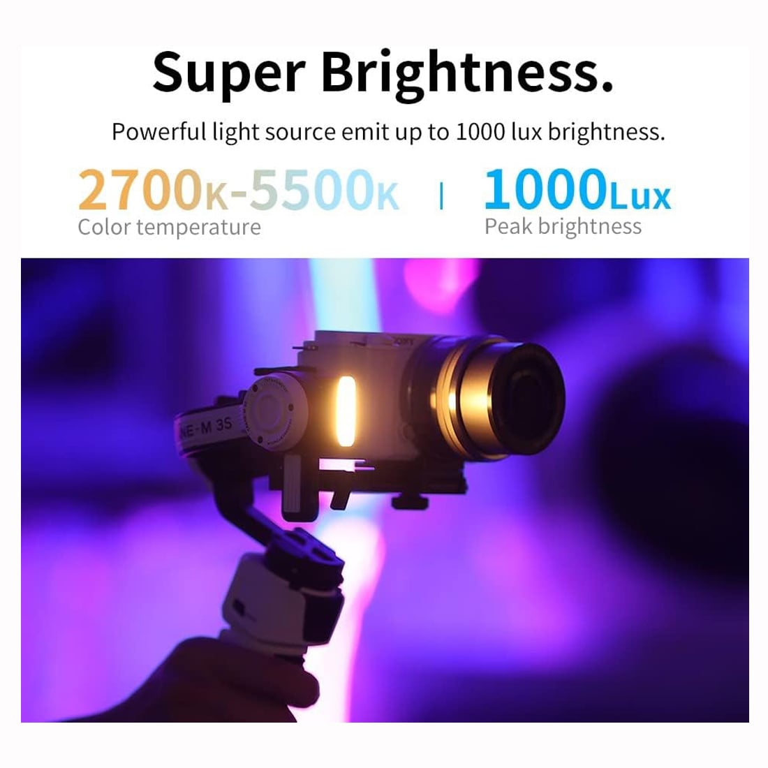 ESTABILIZADOR ZHIYUN CRANE M3S CAMARAS COMPACTAS SMARTPHONES - 3