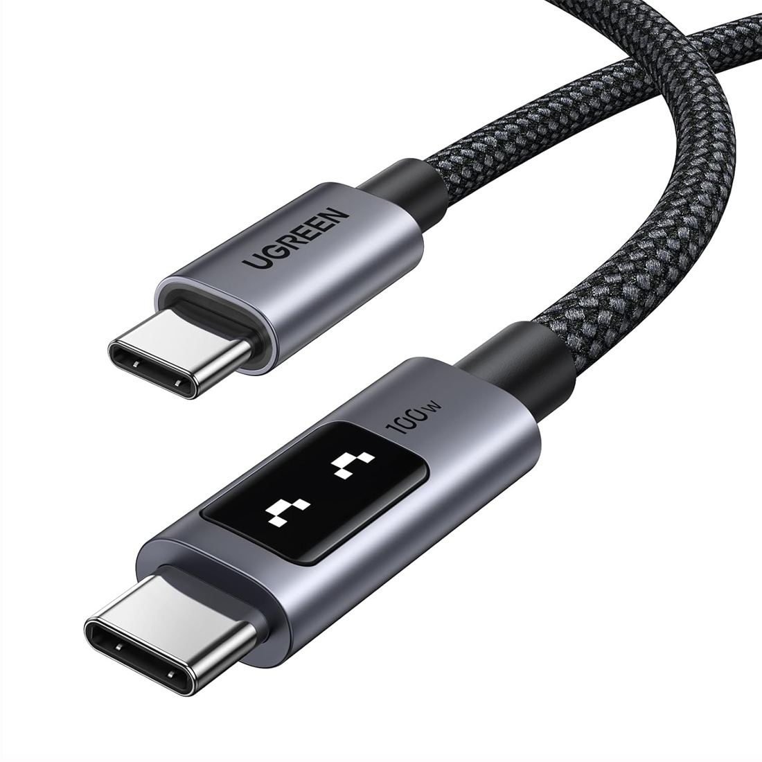 UGREEN CABLE USB-C 100W PD FAST CHARGING CON PANTALLA - 1