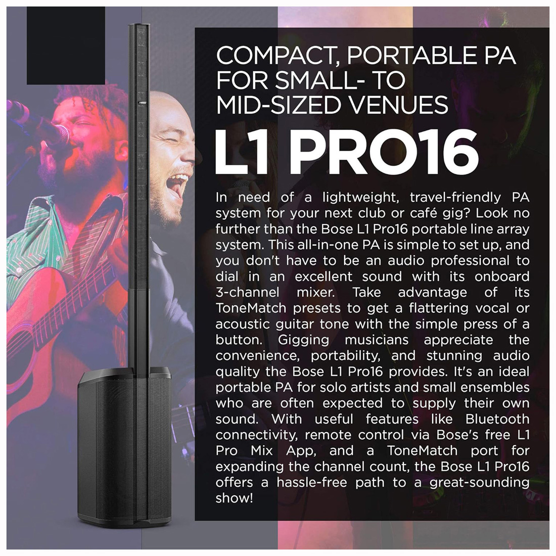BOSE L1 PRO16 SISTEMA LINE ARRAY CON SUBWOOFER - 3