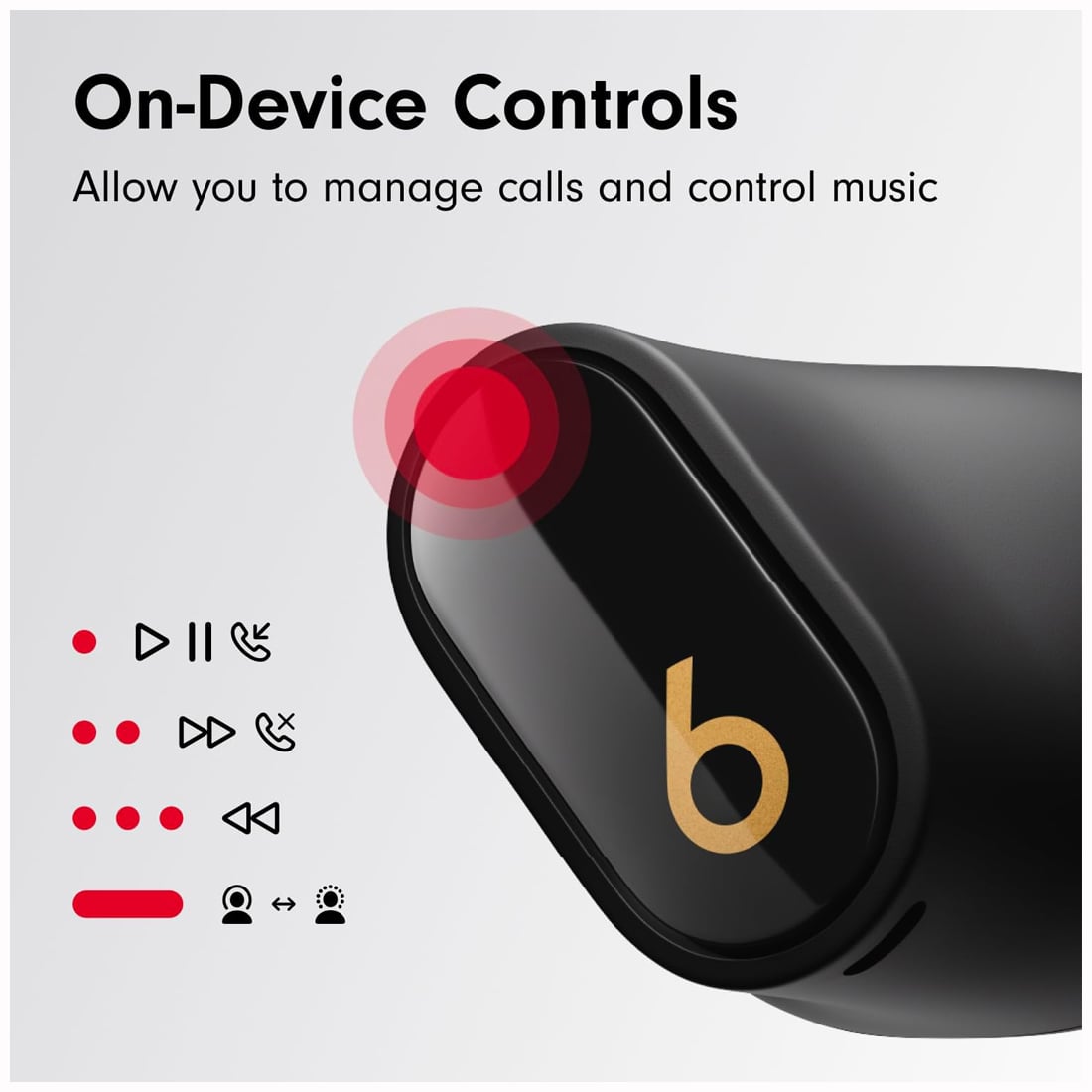 AURICULARES BEATS STUDIO BUDS + INALÁMBRICOS CON ANC 30H - BLACK - 3
