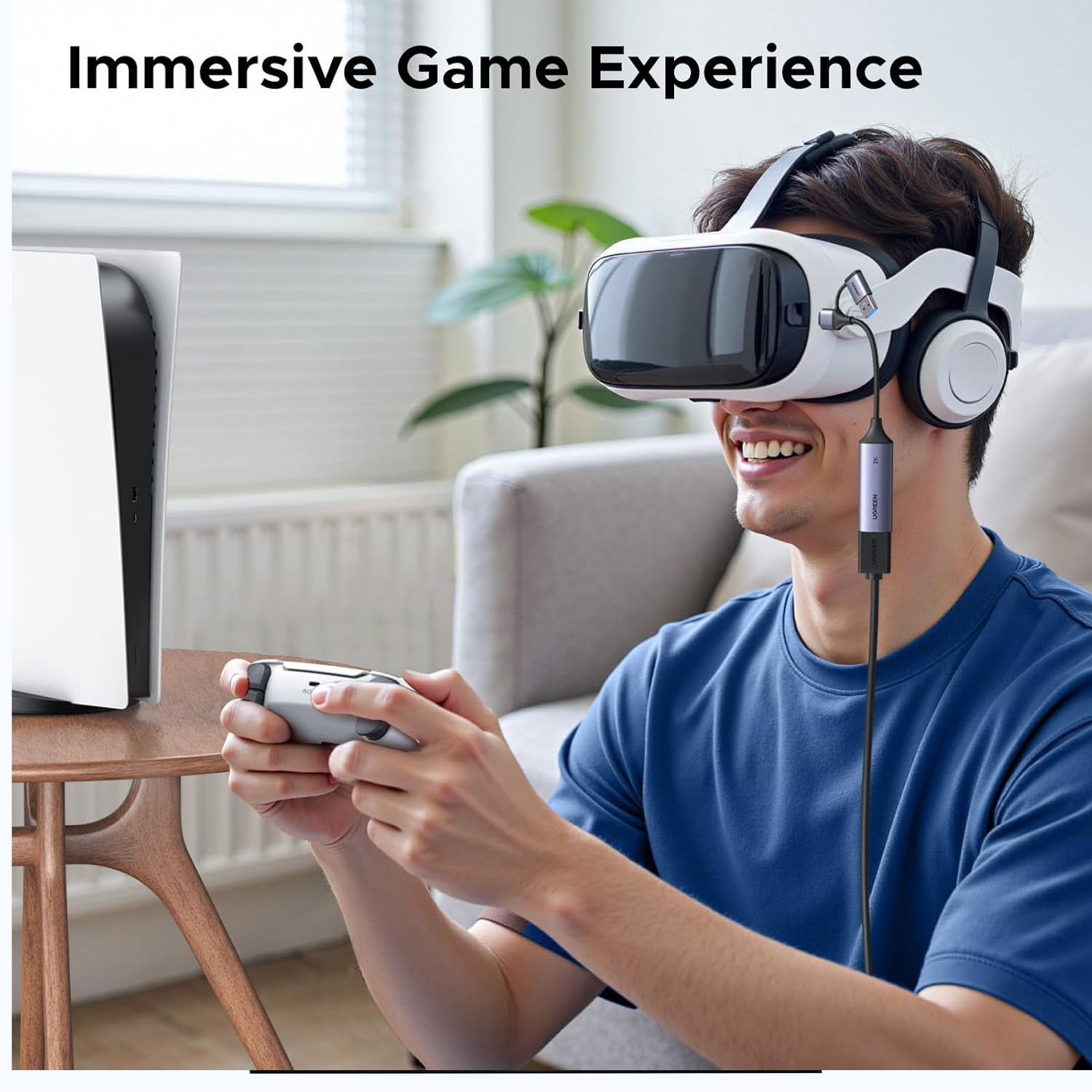 CAPTURADOR DE VIDEO UGREEN 2K 30HZ HDMI USB-C PARA JUEGOS Y CÁMARAS - 5