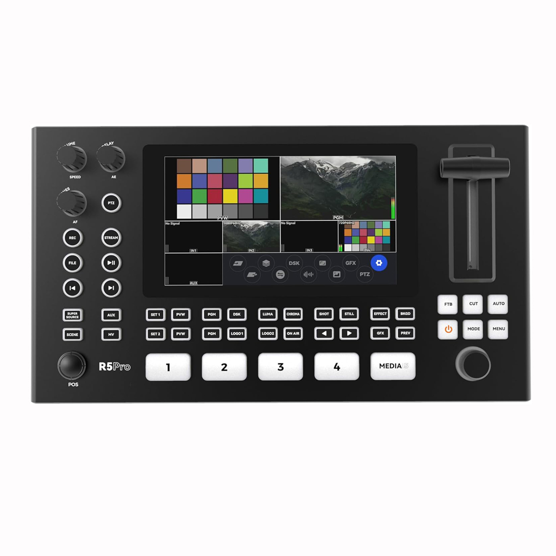 MEZCLADOR DE VIDEO SPROLINK NEOLIVE R5S PRO PARA STREAMING SDI HDMI - 4