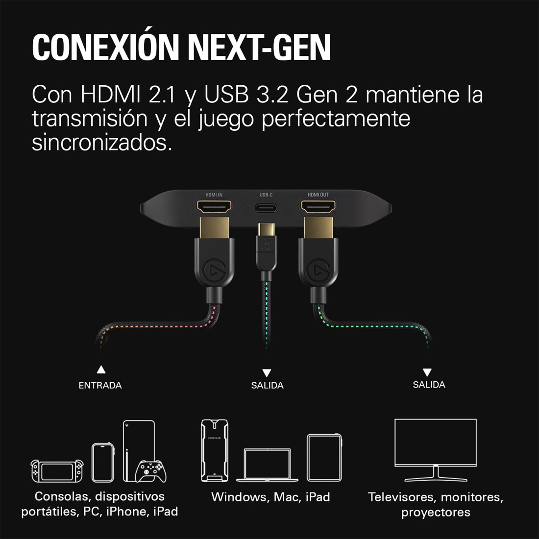 CAPTURADORA DE VIDEO ELGATO 4K X PARA JUEGOS HDR VRR PARA JUEGOS - 2