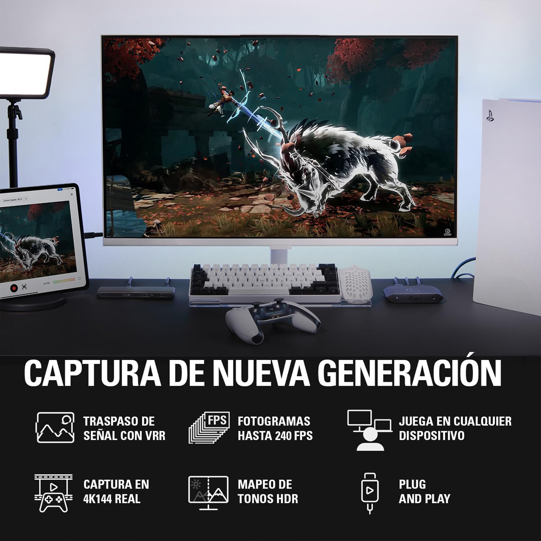 CAPTURADORA DE VIDEO ELGATO 4K X PARA JUEGOS HDR VRR PARA JUEGOS - 5
