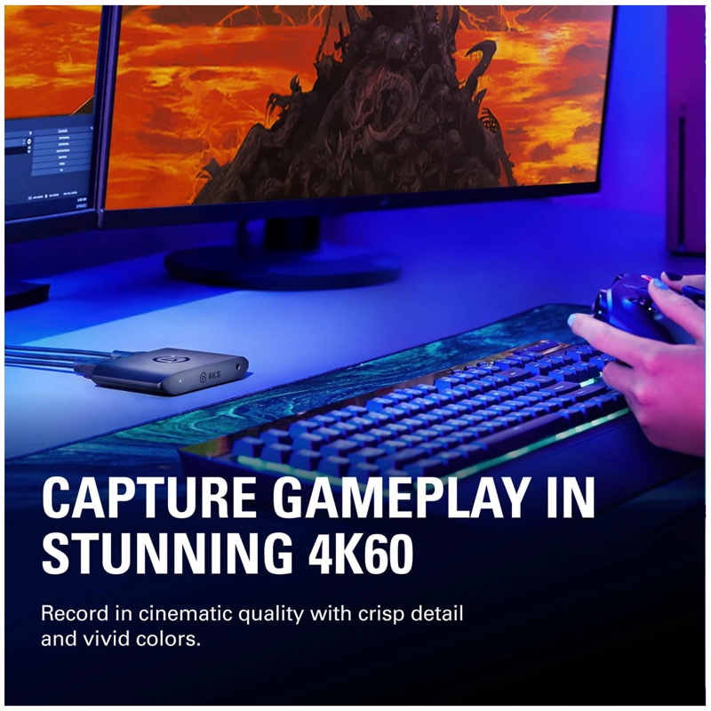 CAPTURADOR DE VIDEO ELGATO 4K S EXTERNA 4K60 HDR VRR - 5