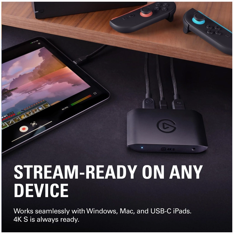 CAPTURADOR DE VIDEO ELGATO 4K S EXTERNA 4K60 HDR VRR - 6