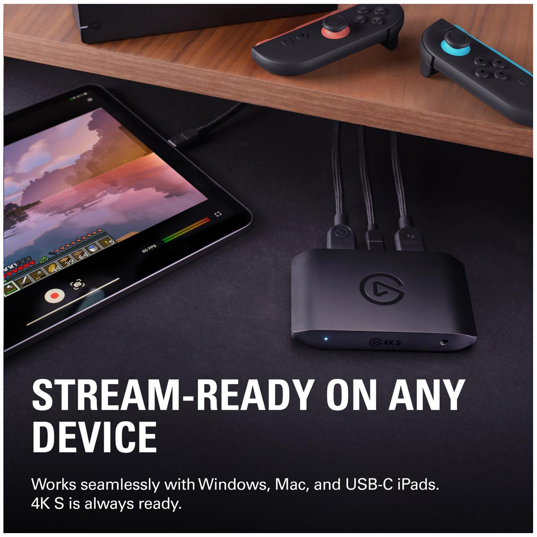 CAPTURADOR DE VIDEO ELGATO 4K S EXTERNA 4K60 HDR VRR - 6