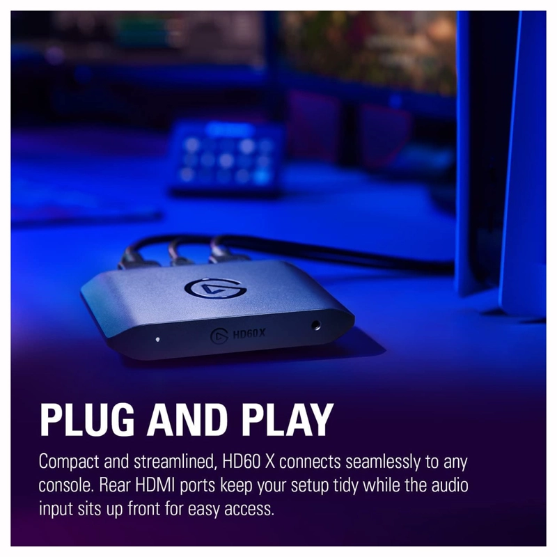 CAPTURADORA DE VIDEO ELGATO HD60 X EXTERNA HDMI 4K60 HDR - 2