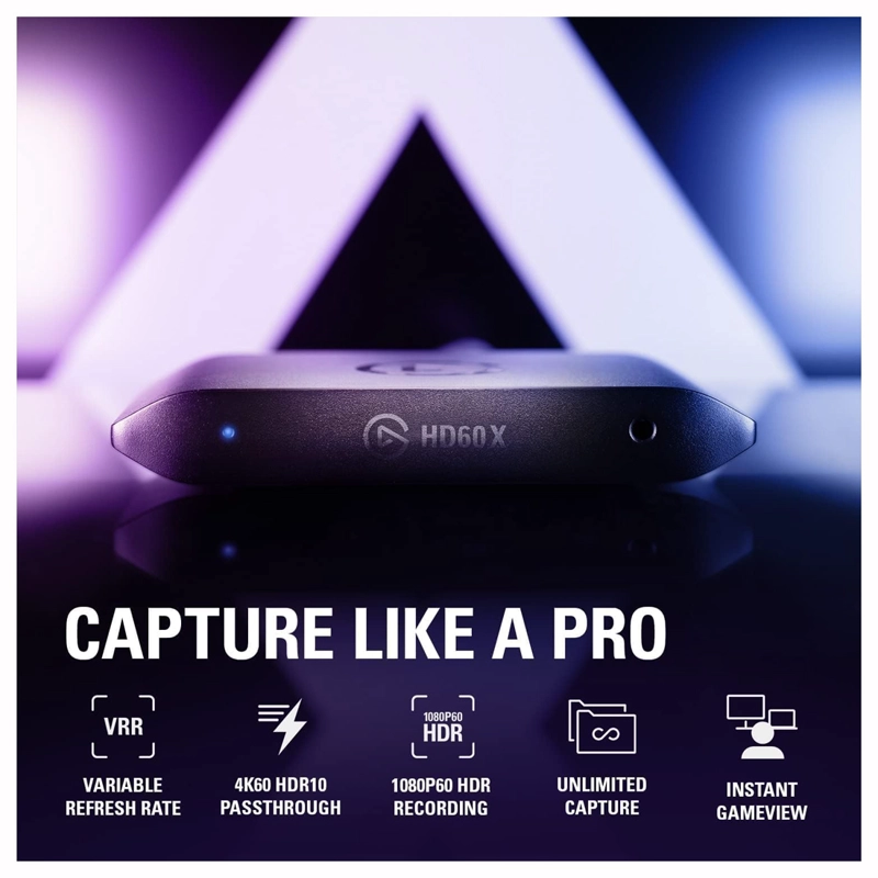 CAPTURADORA DE VIDEO ELGATO HD60 X EXTERNA HDMI 4K60 HDR - 3