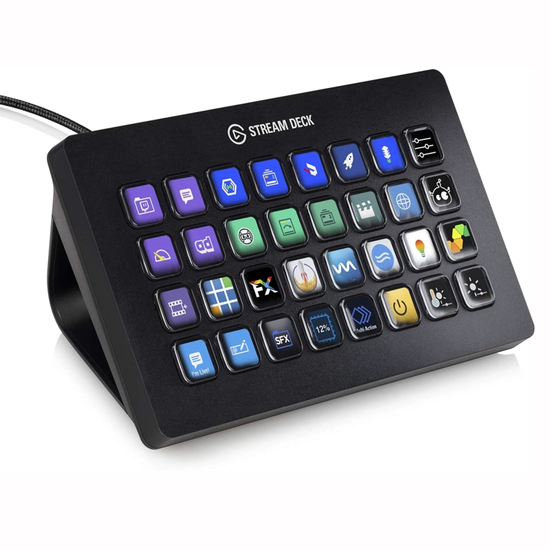 CONTROL DE ESTUDIO ELGATO STREAM DECK XL CON 32 TECLAS PERSONALIZABLES - 1