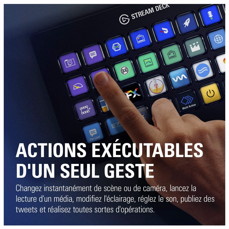 CONTROL DE ESTUDIO ELGATO STREAM DECK XL CON 32 TECLAS PERSONALIZABLES - 6