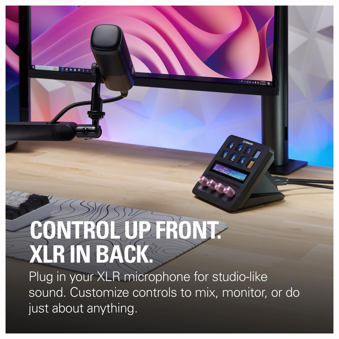 CONTROL DE ESTUDIO ELGATO STREAM DECK PLUS CON MEZCLADOR DE AUDIO 8 TECLAS Y 4 DIALES - 5