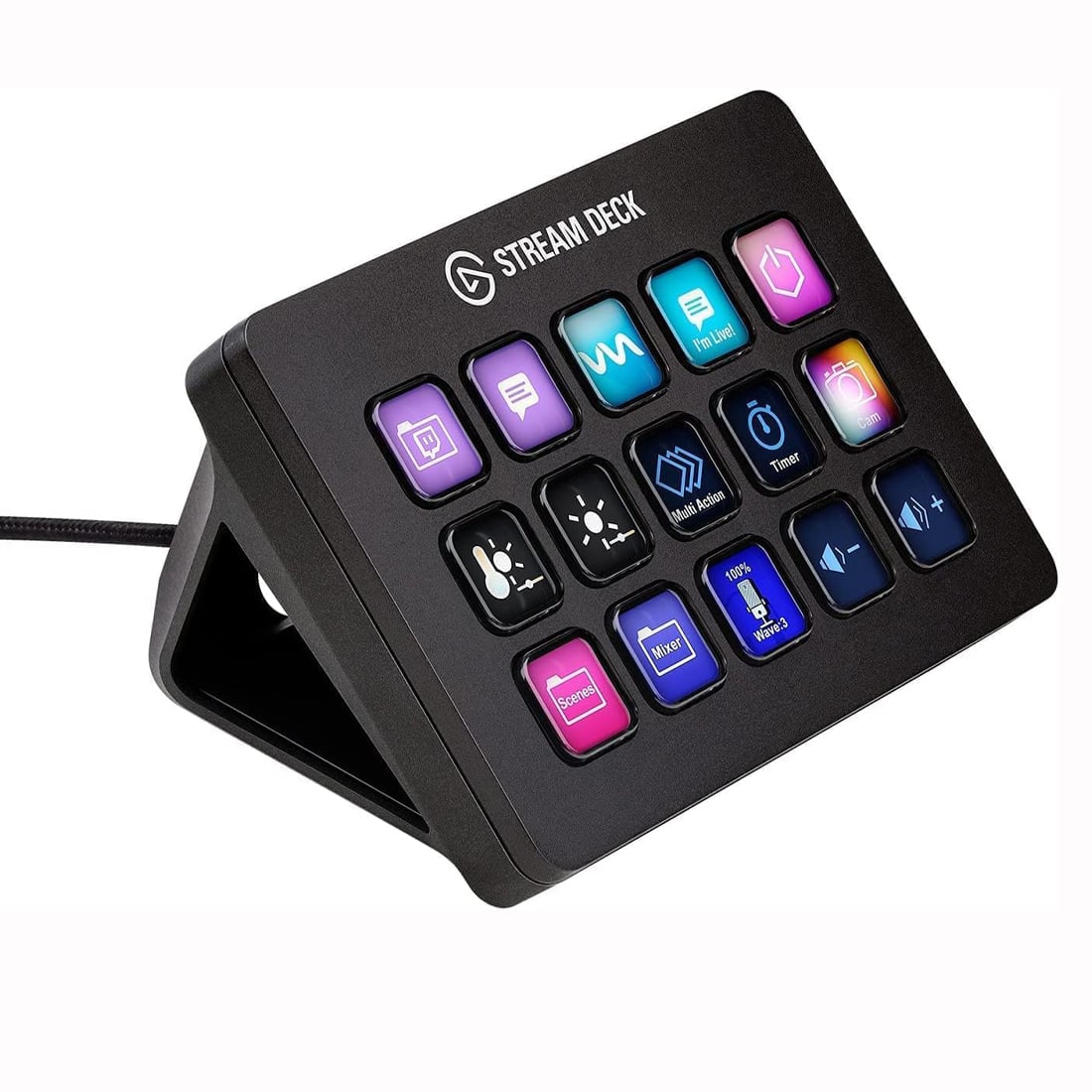 CONTROL DE ESTUDIO ELGATO STREAM DECK MK.2 CON 15 TECLAS PERSONALIZABLES - 1
