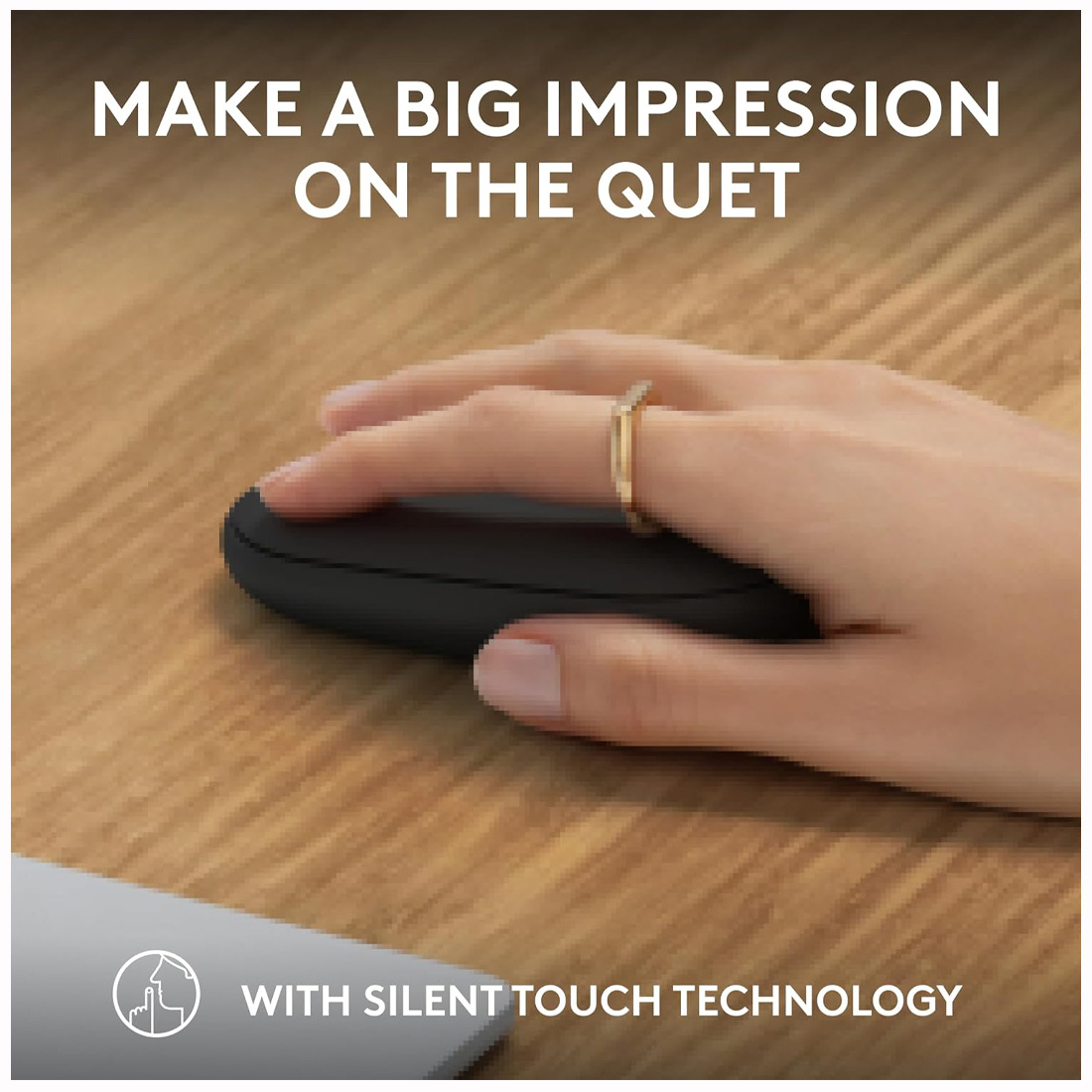 LOGITECH PEBBLE MOUSE 2 M350S SLIM INALÁMBRICO - 3