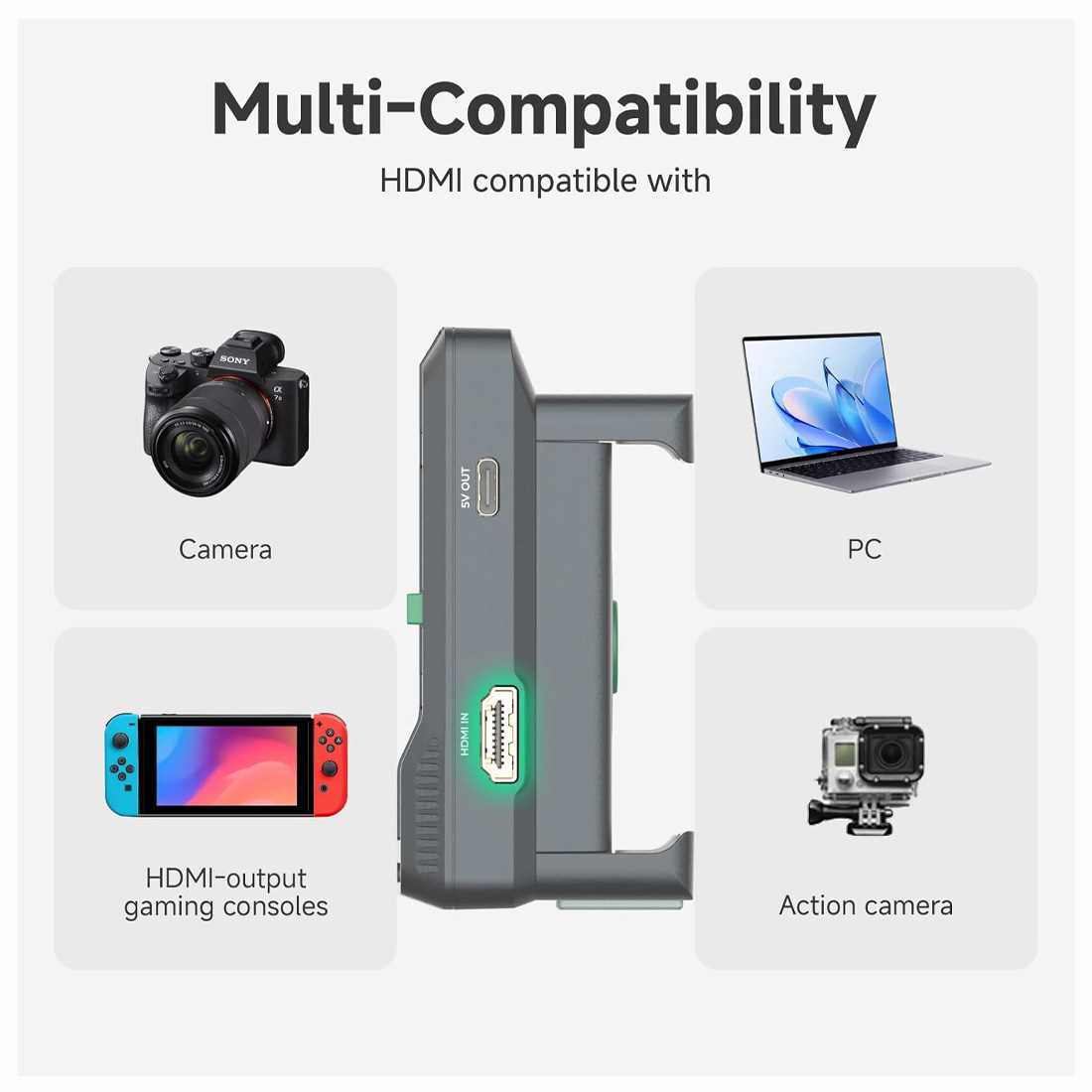 ACCSOON SEEMO 4K TRANSMISOR DE VIDEO INALÁMBRICO PARA SMARTPHONES ANDROID - 2