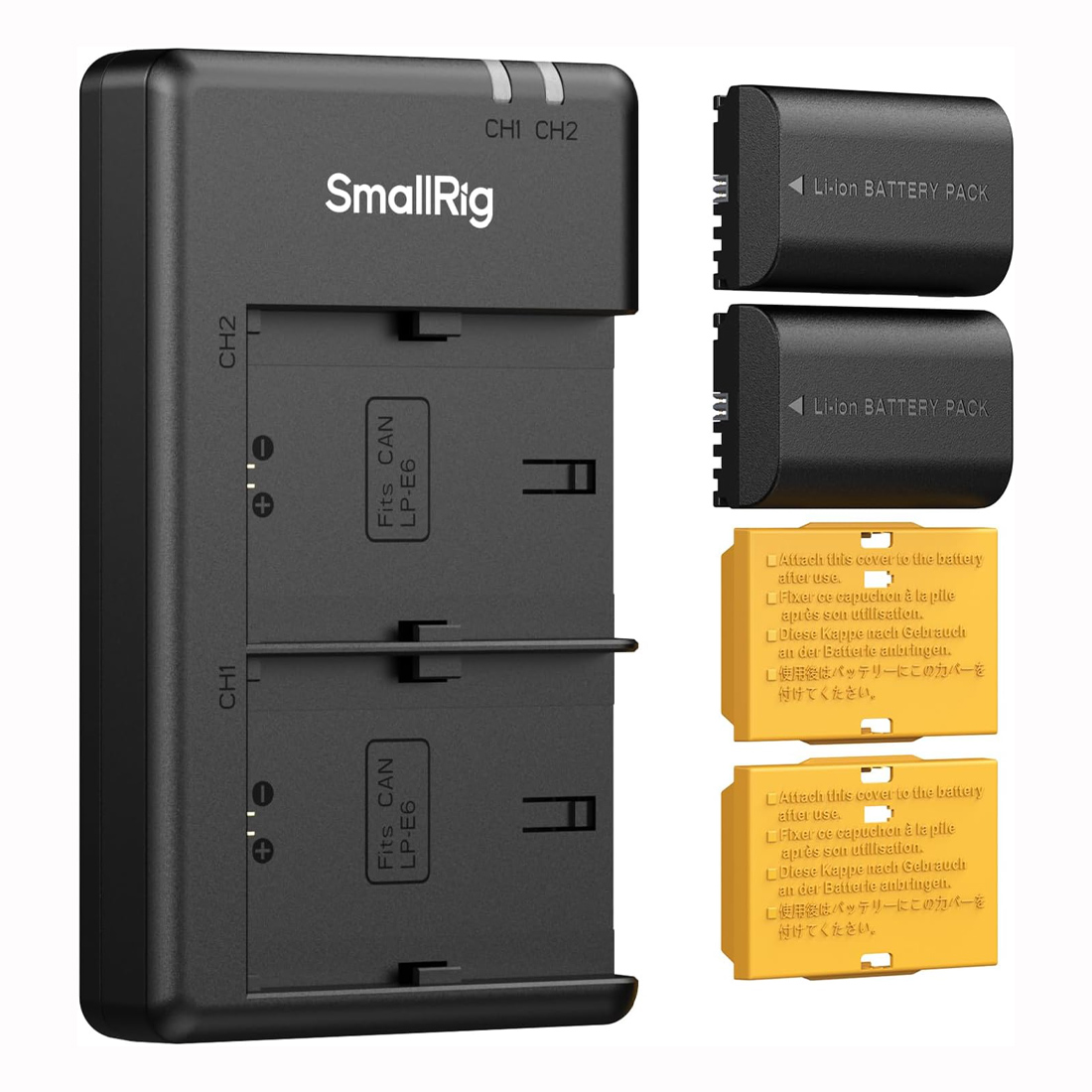 BATERÍAS SMALLRIG E6P-BR24 KIT PARA CAMARAS CANON LP-E6P - 1