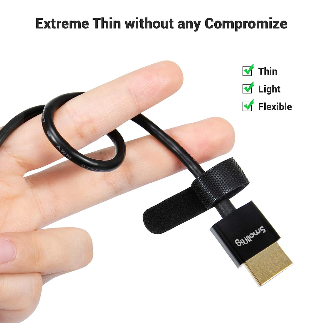 CABLE SMALLRIG  HDMI A HDMI 4K ULTRA FINO 55 CM - 5